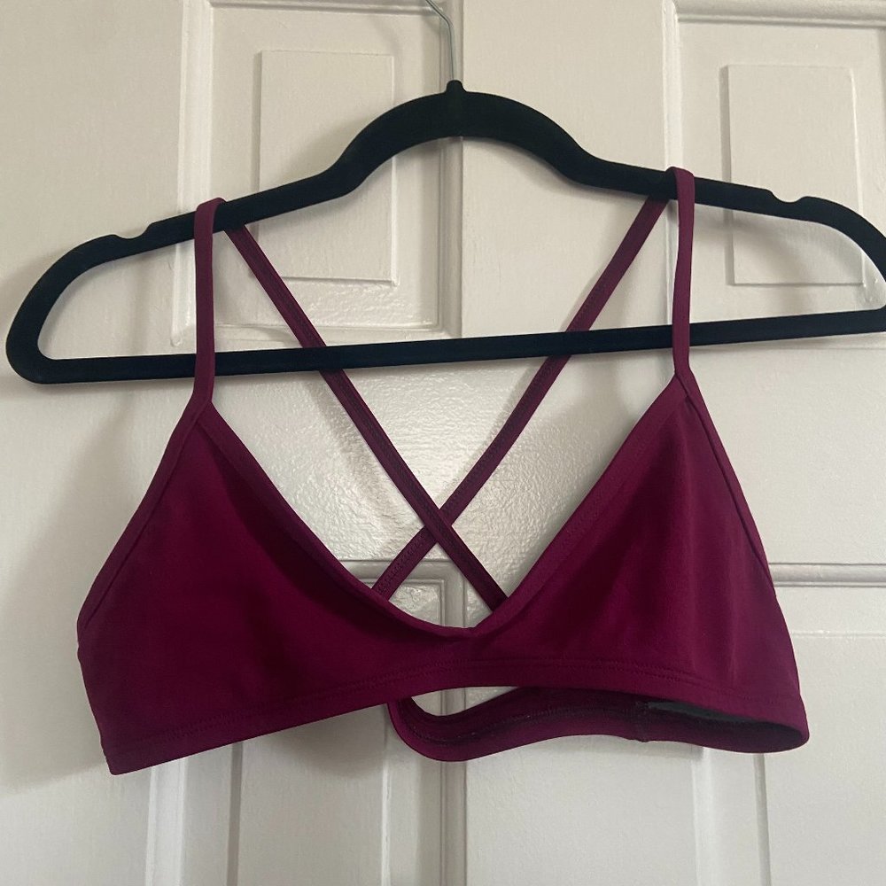 Jolyn Clothing Women's Bikini Top - Merlot